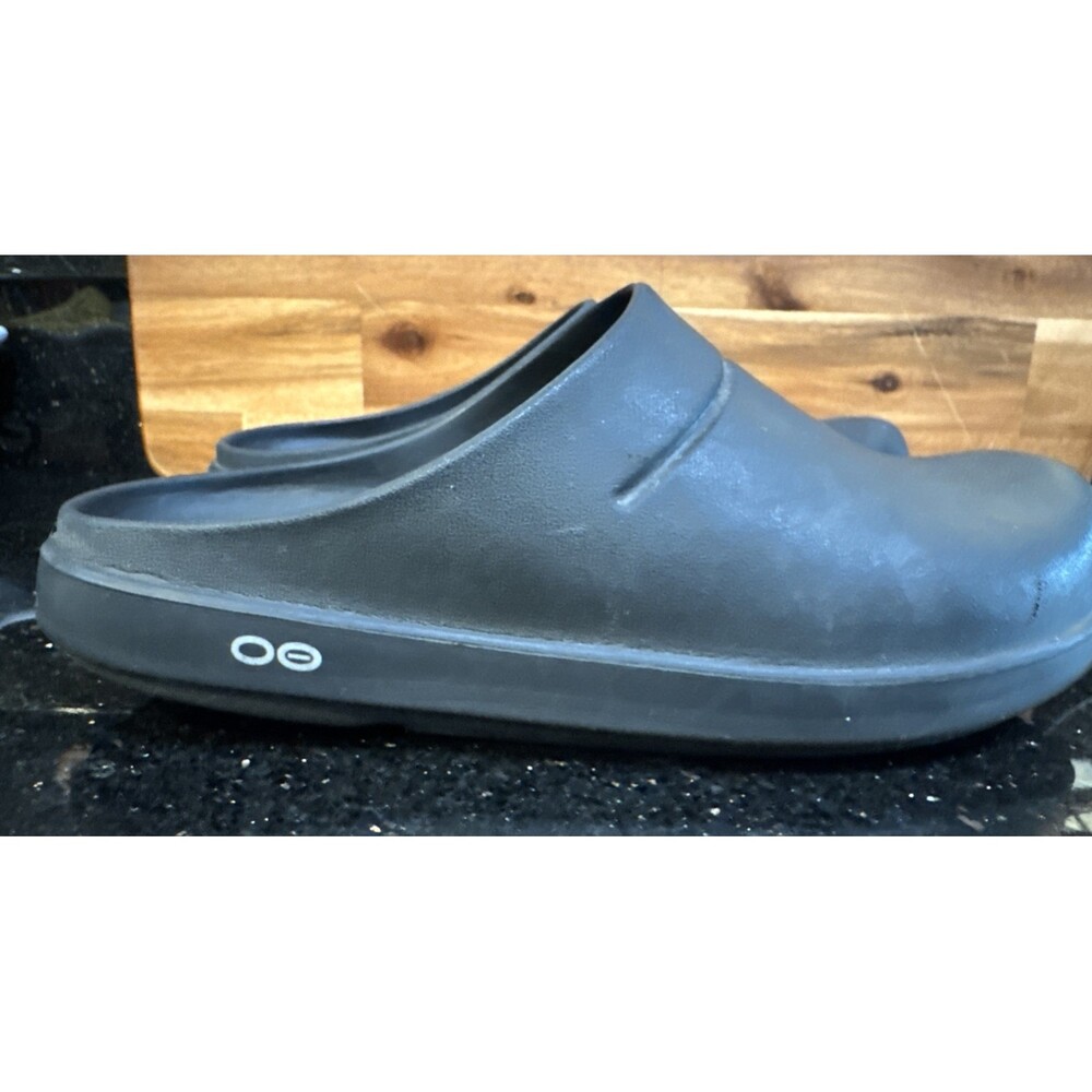 OOFOS Unisex Recovery Black Slip-on Clogs Men 8 Women‎ 10
